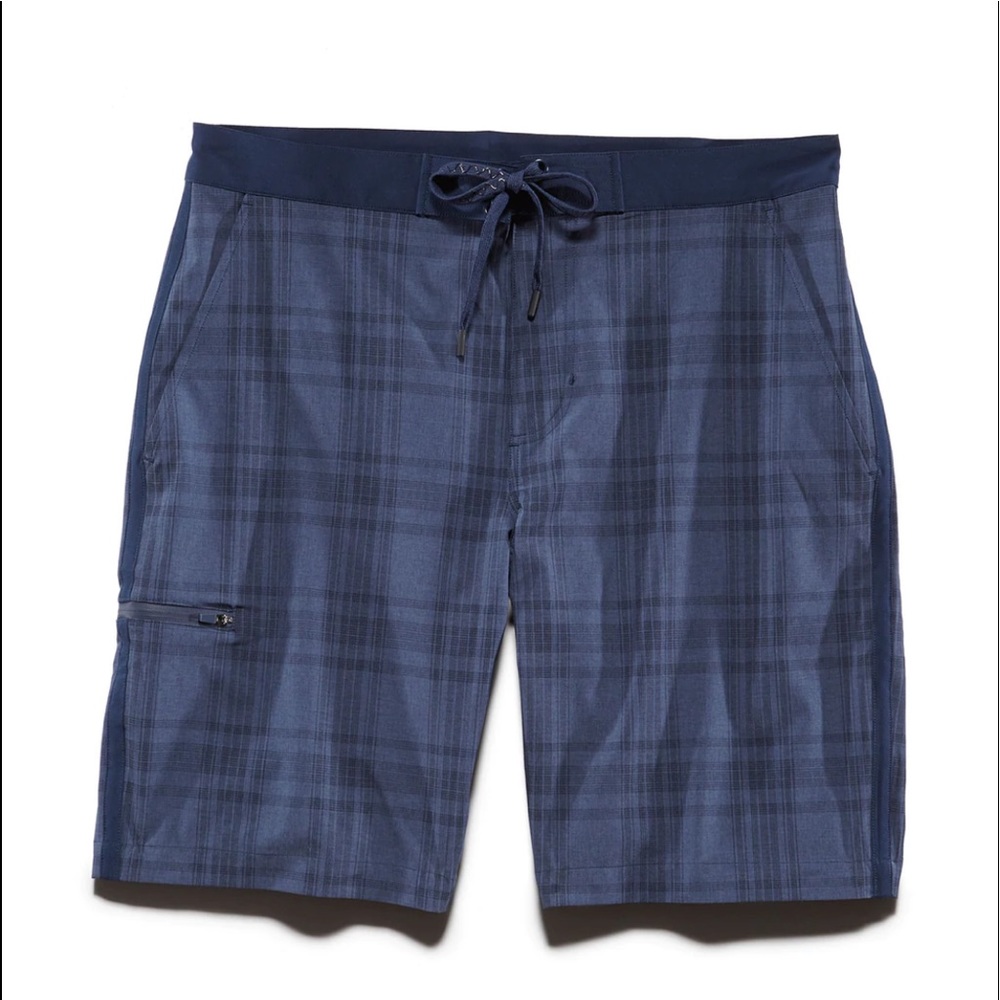 Flag&Anthem Plaid Swim Shorts Size 38